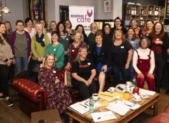 Group photo of Menopause Cafe Perth event